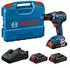4 Ah, mit 3 Akkus: Bosch GSR 18 V-21 Professional