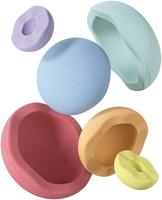 Balancetrainer STAPELSTEIN "Inside rainbow pastel", bunt (rainbow pastel),