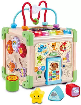 Vtech Interaktiver Holz-Spielwürfel (80-617104) – Vtech Interaktiver Holz-Spielwürfel (80-617104): Ein vielseitiges Spielzeug
