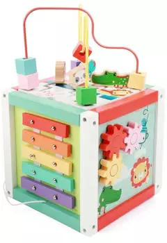 Fisher-Price 5in1 Holz-Aktivit&auml;tsw&uuml;rfel (700928)