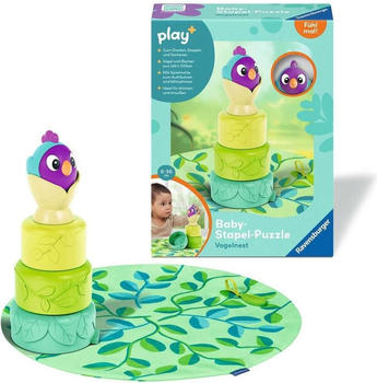 Ravensburger Play+ Baby-Stapel-Puzzle: Vogelnest
