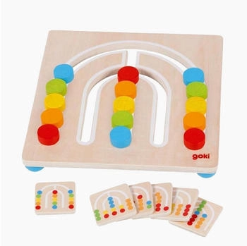 Goki Farbsortierbrett Regenbogen