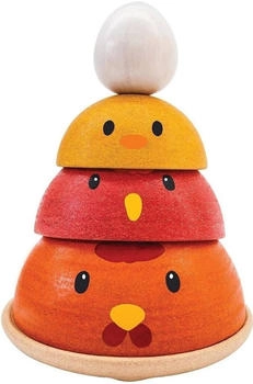 Plan Toys Stapelturm Huhn Nistkasten