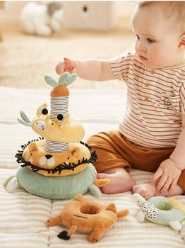 Vertbaudet Baby Stapelspiel Tansania Stoff