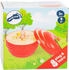 Small Foot Design Lernspiel Logisteck Apfel mit farbenfrohen Raupen für Kinder ab 3 Jahren (11915)