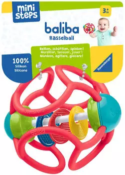Ravensburger Rasselball baliba rot (04151)