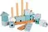 Small Foot Design Stapelhaus aus Holz, blau, 18-tlg.