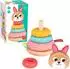 Goula Stacking Rabbit Sensorisches Stapelspielzeug Holz, Silikon & Stoff (1110100755)