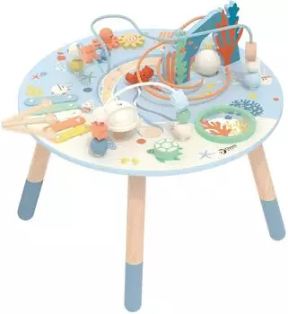 Classic World Aktivit&auml;tstisch "Underwater World" aus Holz, 3-teilig (CW20238)