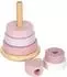 Small Foot Design Stapelturm rosa, Holz, 7-teilig (12711)
