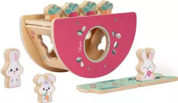 Chicco My Wood Friends Bunnies' Hill Montessori-Holzspielzeug (00012195000000)