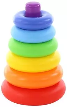 Polesie Stapelpyramide Ringe, 7-tlg., bunt (Polesie59260)