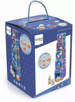 Scratch Stapelspiel Pyramide Weltraum (5414561812289)