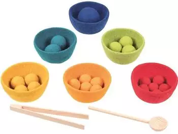 Goki Sorterino Farbsortierspiel, Wollfilz (58342)