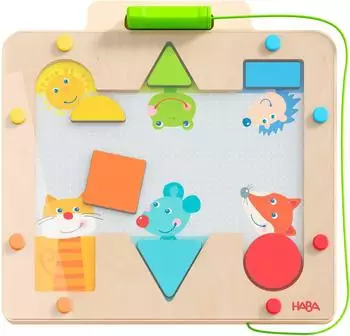 HABA Magnetspiel Vario Formen mit geometrischen Motivplättchen (2012362001)