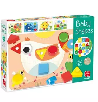 Goula Baby Shapes Holzpuzzle, Formen & Farben, ab 2 Jahre (59456)
