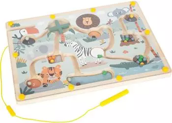 Small Foot Design Magnetisches Labyrinth „Safari“ (12732)