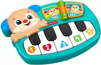Mattel Lernspa&szlig; H&uuml;ndchen-Piano elektronisches Spielzeugklavier (JMM48)
