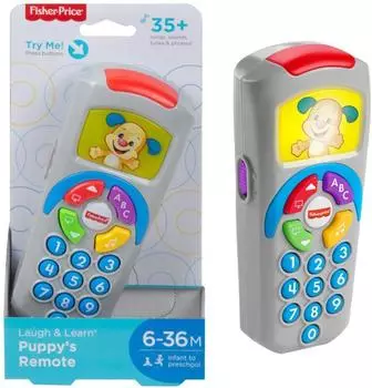 Fisher-Price Lernspa&szlig; H&uuml;ndchen-Fernbedienung Lernspielzeug f&uuml;r Babys
