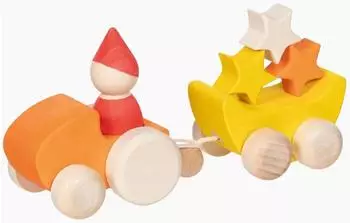 Goki Kleiner Sternensammler Holzfahrzeug (55861)