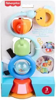 Fisher-Price Balanced Beginnings Saugnapf-Spielzeug, mehrfarbig (JHB46)