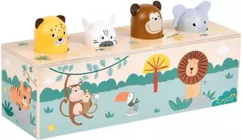 Small Foot Design Tanzende Tiere mit Tierger&auml;uschen Safari, FSC (12757)