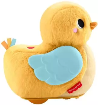 Fisher-Price 4-in-1 Knuddel- und Krabbel-Ente Musikspielzeug (JMX99)
