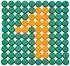 Eduplay Knopfplatten-Steckspiel, 1000 Knöpfe & 10 Platten mit Aufbewahrungsbox (120-236)