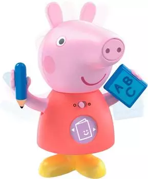 VTech Peppa Pig Reaktionsspaß, interaktives Lernspiel mit Licht und Sound
