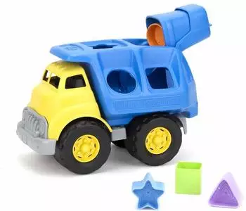 Green Toys Spielzeug-LKW Formensortierer, 6 Teile (SPTK-1398)