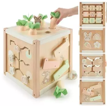Bieco Motorikw&uuml;rfel Hase Fine XXL, Holz FSC (24041012)