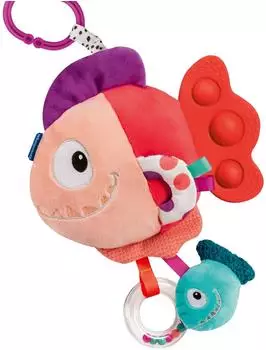 Ravensburger Play+ Pop-it Piranha rot, Greifling, ab 0 Monate (4871)