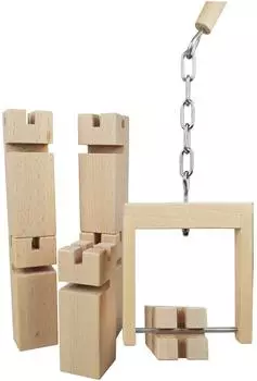 Eduplay Fr&ouml;belturm Holz, natur, 8-teilig (170384)