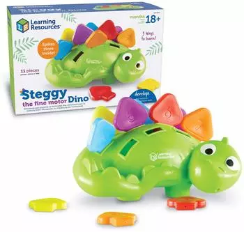Learning Resources Steggy Dinosaurier Feinmotorik-Übungsspielzeug (LER9091)