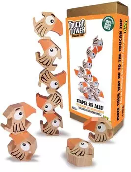 NoName Toucan Tower Stacking Fun FSC-Buchenholz (FU002)