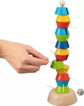 Goki Tugie Balance-Turm Formen und Farben, bunt (56752)