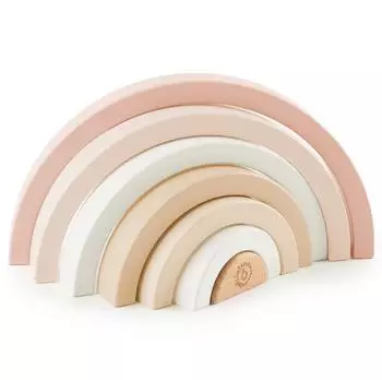 Bieco Regenbogen Reh Ella Holz-Stapelspielzeug ab 12 Monaten (24330071)