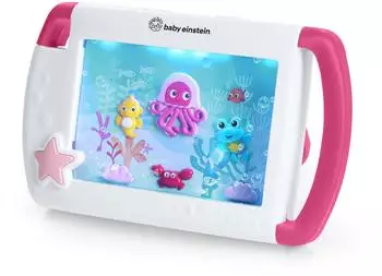 Baby Einstein On-the-Go Sea Dreams Soother, rosa, tragbar, Musik & Lichter (17426-013)