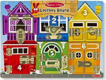 Spin Master Melissa & Doug Motoriktafel Schl&ouml;sser (6075185)