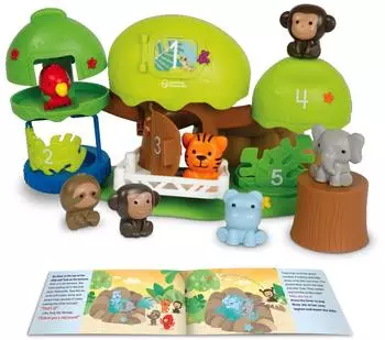 Learning Resources Peeksville Jungle Safari Spielset, 9-teilig, ab 18 Monaten (LER7748)