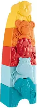 Chicco Torre degli Animali Eco+ Stapelturm, 10 Teile, 9-36 Monate (00011570000000)