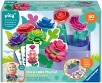 RAVENSBURGER 12034164, RAVENSBURGER 12034164 Play+ Blumen Steck- und Spiel-Set:...