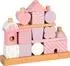 Small Foot Design Stapelhaus aus Holz, rosa, 18-teilig (12713)