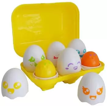 TOMY Hide & Squeak Eggs, mehrfarbig (E73560)