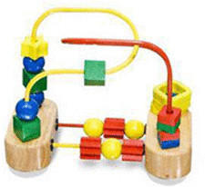Melissa & Doug First Bead Maze Perlenset