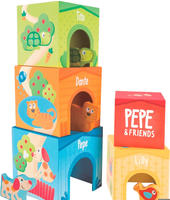 Hape E0451, Hape Pepe & Friends Stapelturm