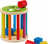 Selecta 62007 - Sortierrolle, Steckbox, Holz, 13 cm Steckbox mit Rolleffekt