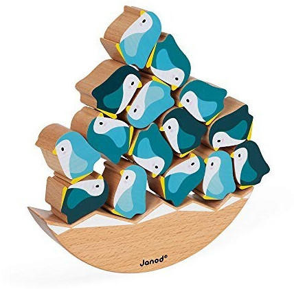 Janod Wooden Penguins See-Saw game