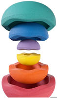 Balancetrainer STAPELSTEIN "Inside rainbow classic", bunt, Balancetrainer, Kinder,