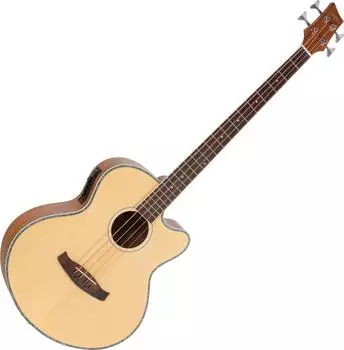 Classic Cantabile ABJ4-50CE-NT Jumbo Akustik-Bass 4-saitig mit Cutaway, natur matt (00110007)